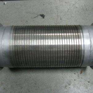 Гофра труба выхлопная с двумя буртиками под хомут) Shaanxi F3000 | DZ9112540018