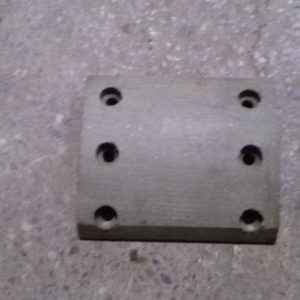Накладка тормозная передняя короткая (ширина 160мм) Howo | WG9100440027